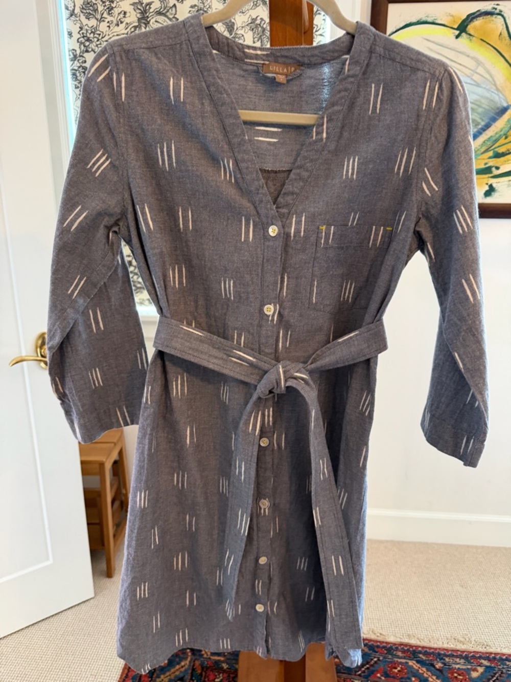 Lilla P Woven Ikat Dress